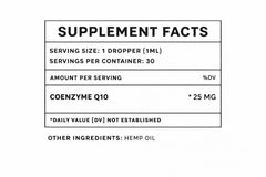 Oliver & Co. CoQ10 for Dogs bottle with delicious taste ideal for easier dosing.