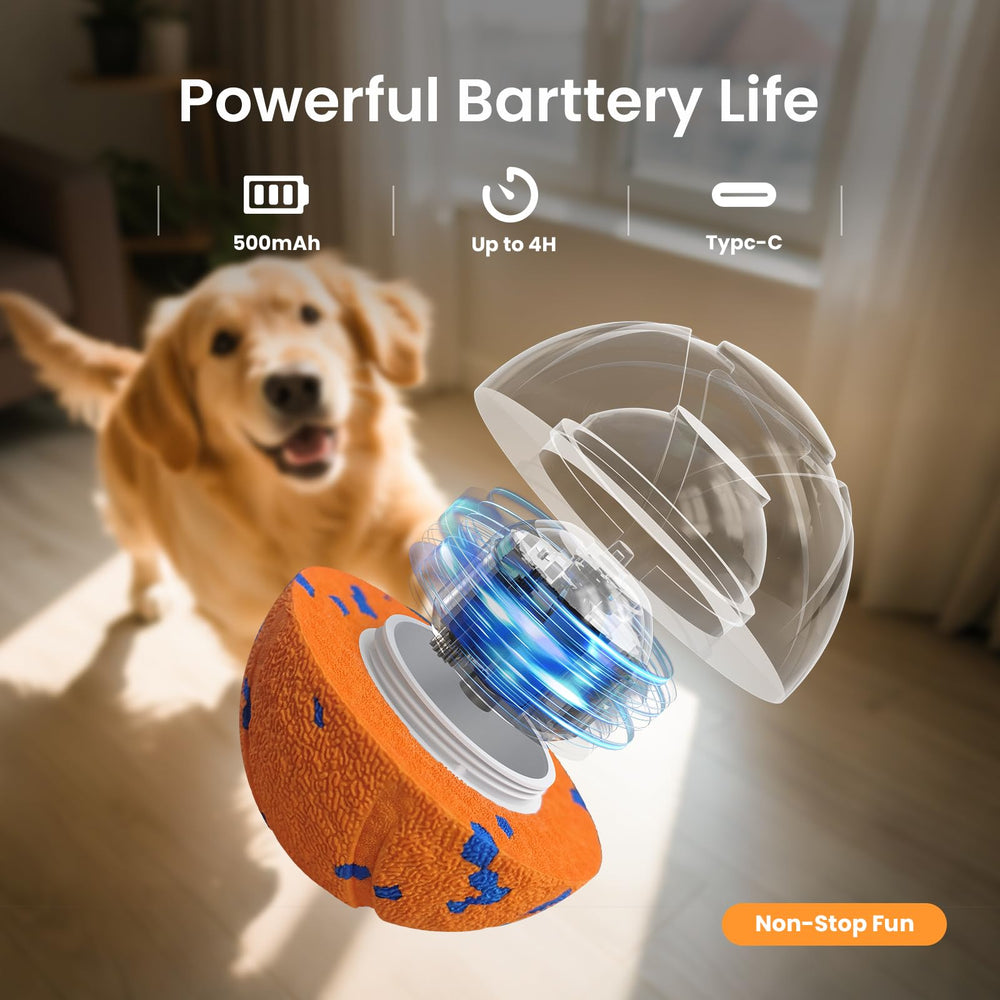 Ollapet ball shows 3.2-inch diameter suitable for many breeds.