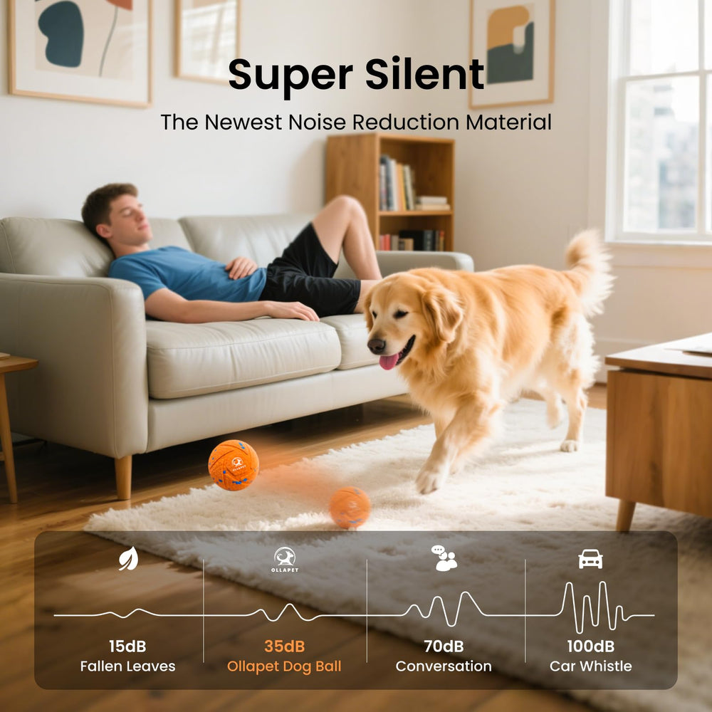 Ollapet ball charging via USB-C for quick power-ups.