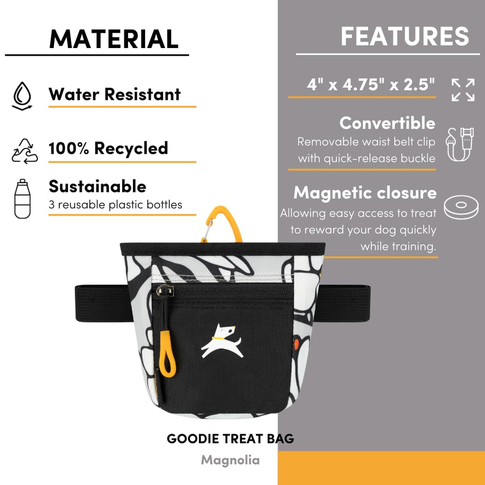 OllyDog Goodie Bag compact size simplifies training sessions on the move.