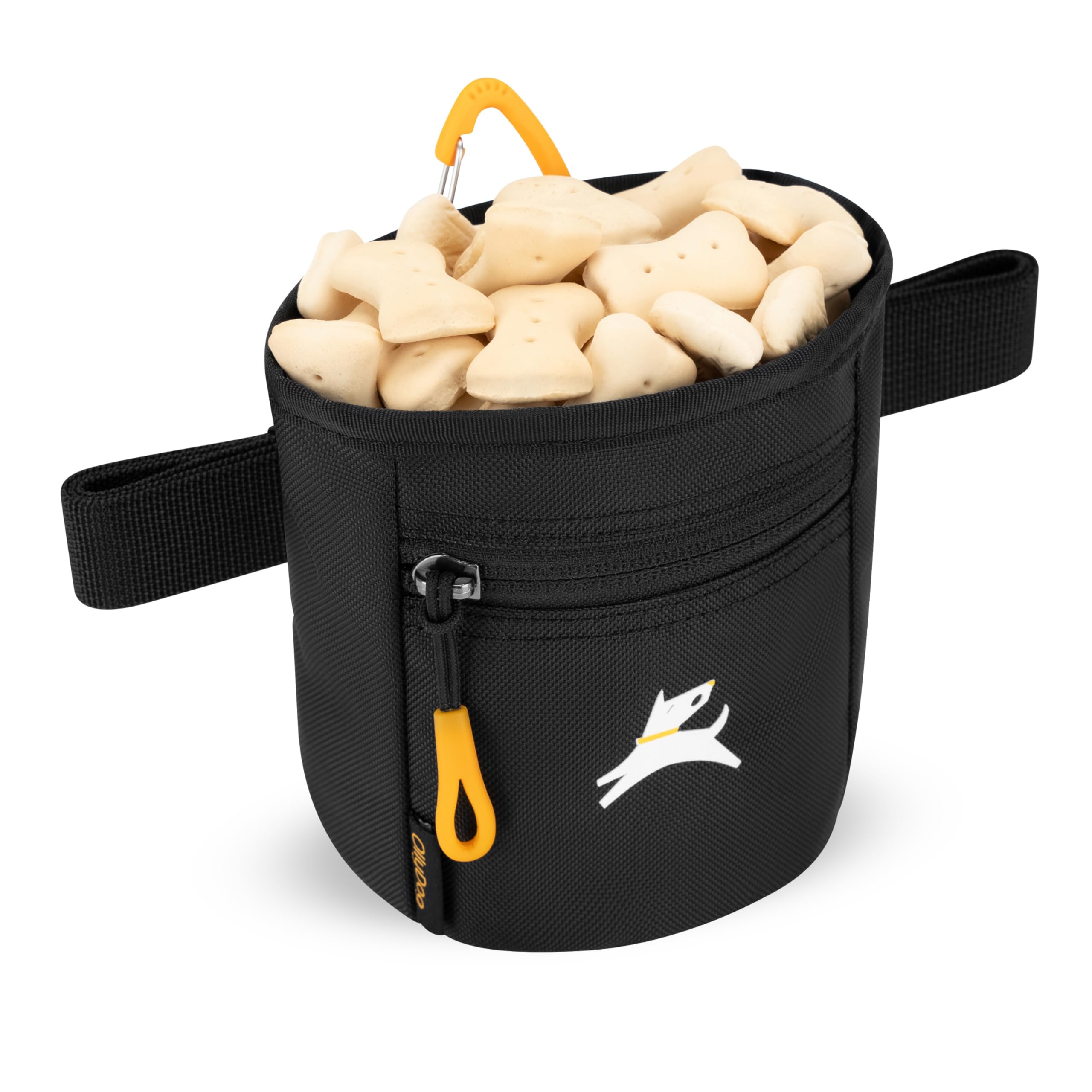 Recycled materials used to create the OllyDog Goodie Bag.