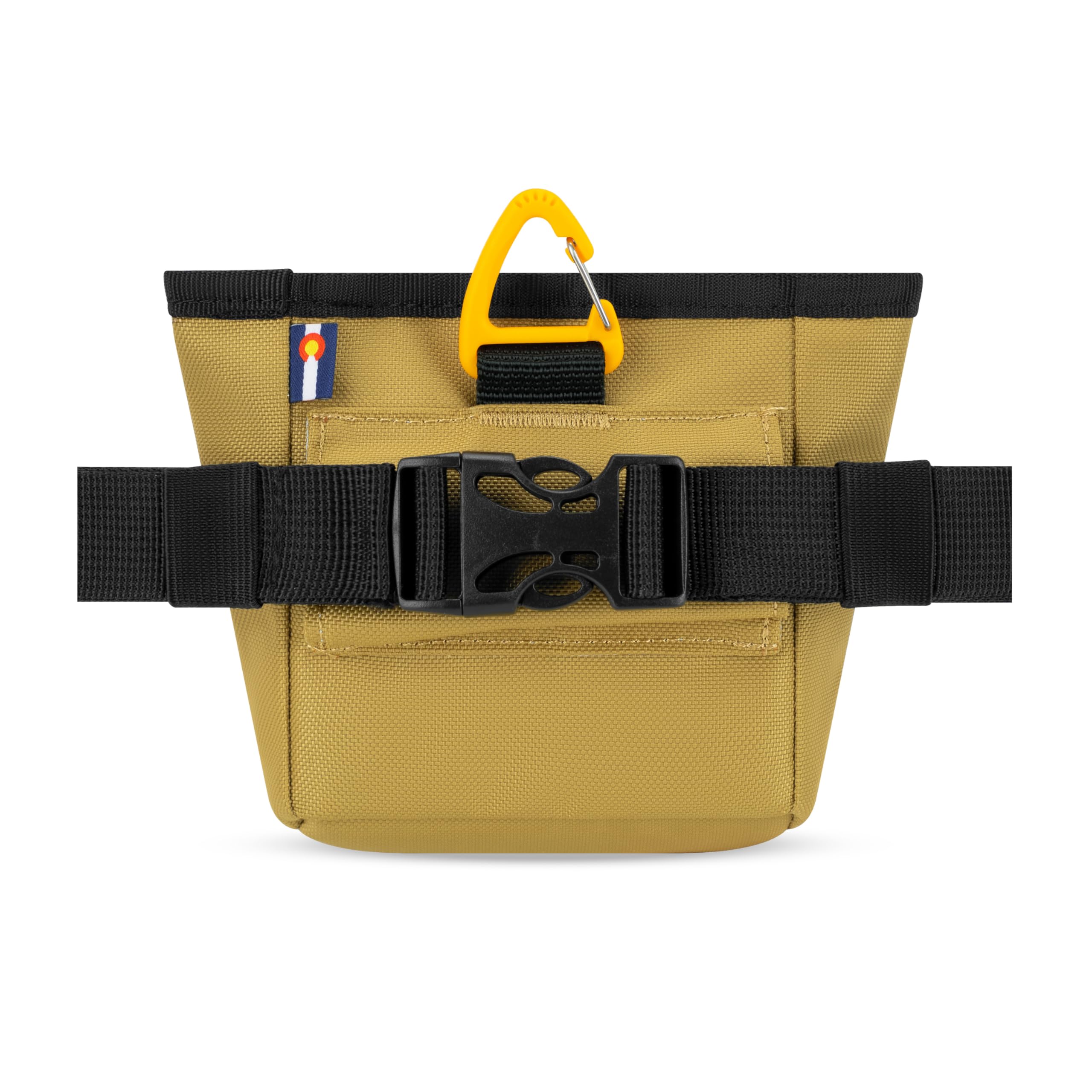OllyDog Goodie Bag made from recycled plastic bottles, eco-friendly training accessory.