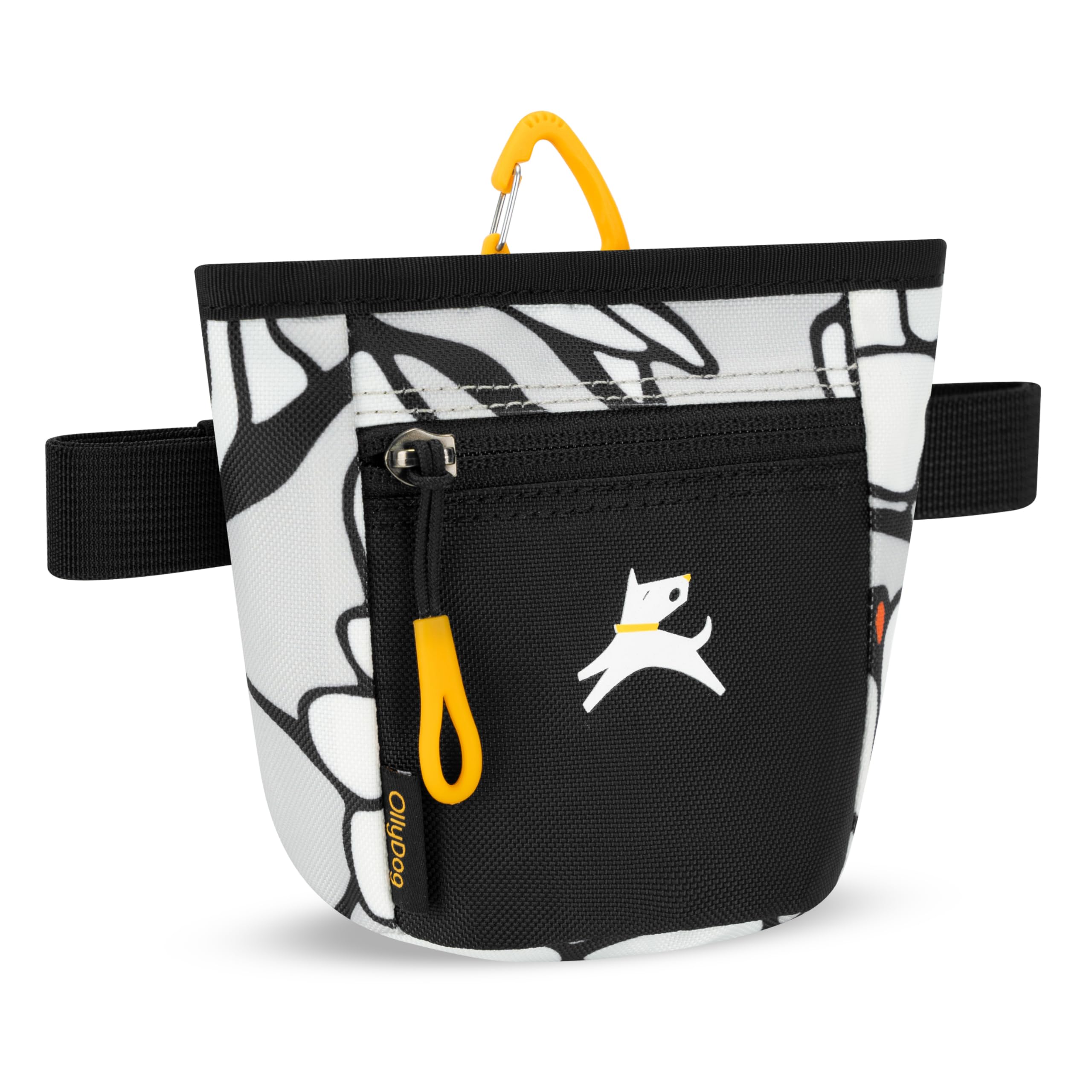 OllyDog Goodie Bag features water-resistant fabric for training in light rain.