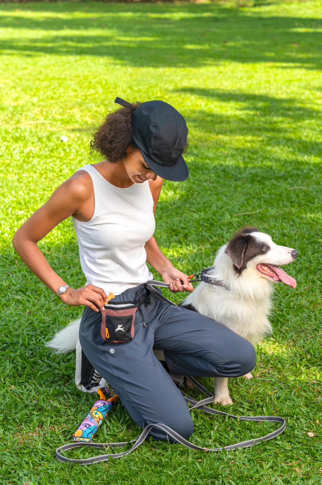 OllyDog Goodie Treat Bag made with recycled plastic bottles for eco-friendly training