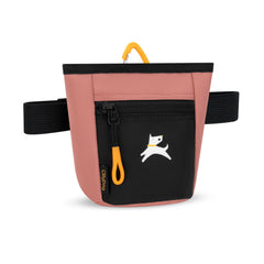 OllyDog Goodie Treat Bag worn on the waist belt for versatile wear