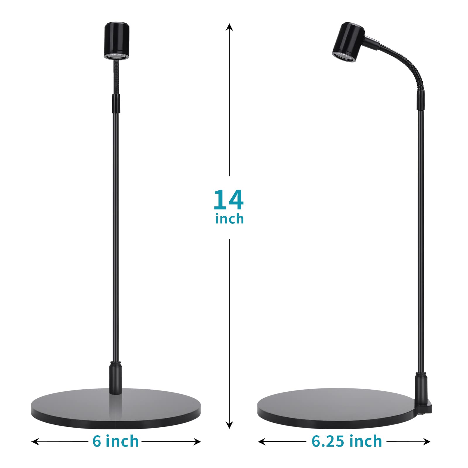 Oltraman LED light with 360-degree rotation makes coverage flexible.