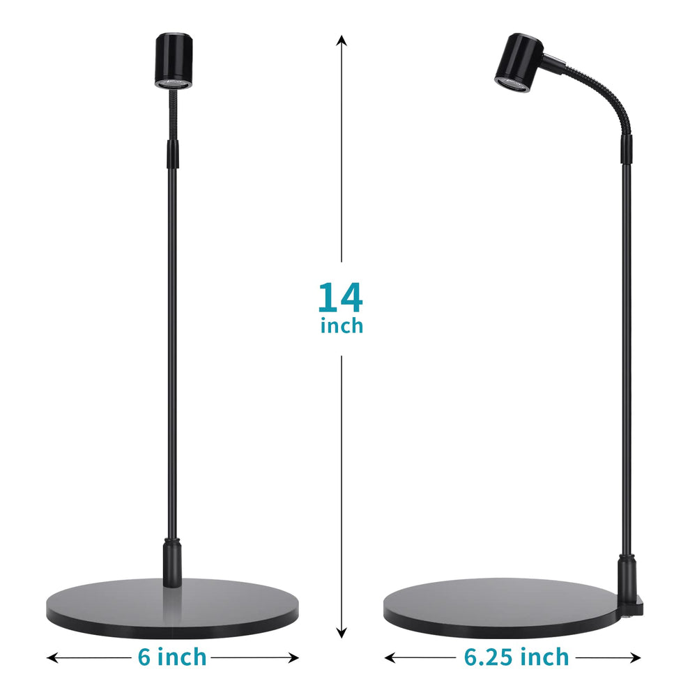 Oltraman LED light with 360-degree rotation makes coverage flexible.