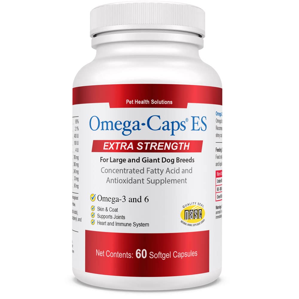 Omega Caps ES seal indicating NASC quality and USA manufacturing.
