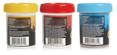 Omega One Betta Combo packaging showing all life stages suitability.