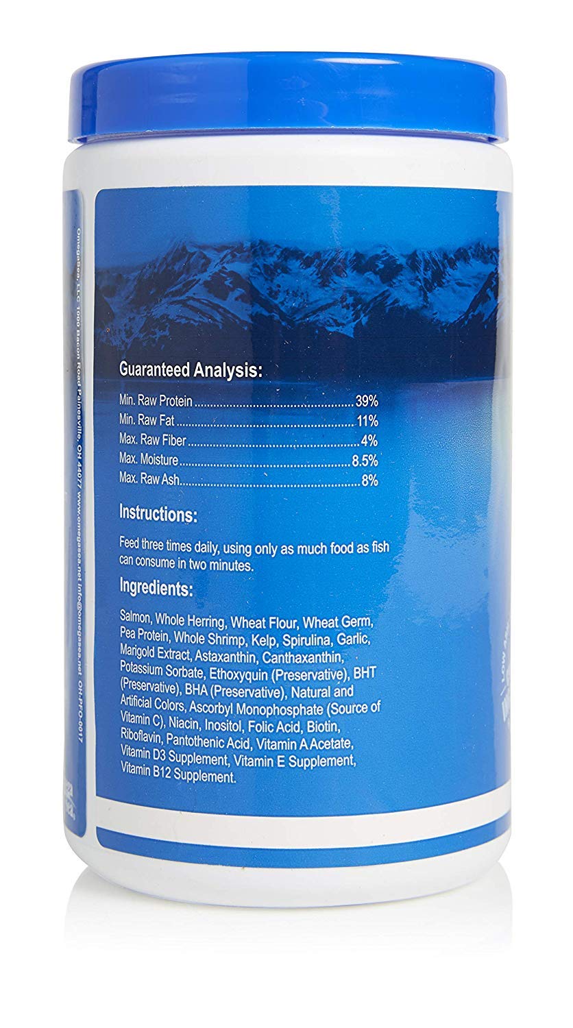 Omega One Garlic Marine Pellets in-tank feeding showing sinking behavior for bottom feeders