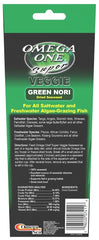 Serving Omega One seaweed slices in a bowl for algae-grazing fish