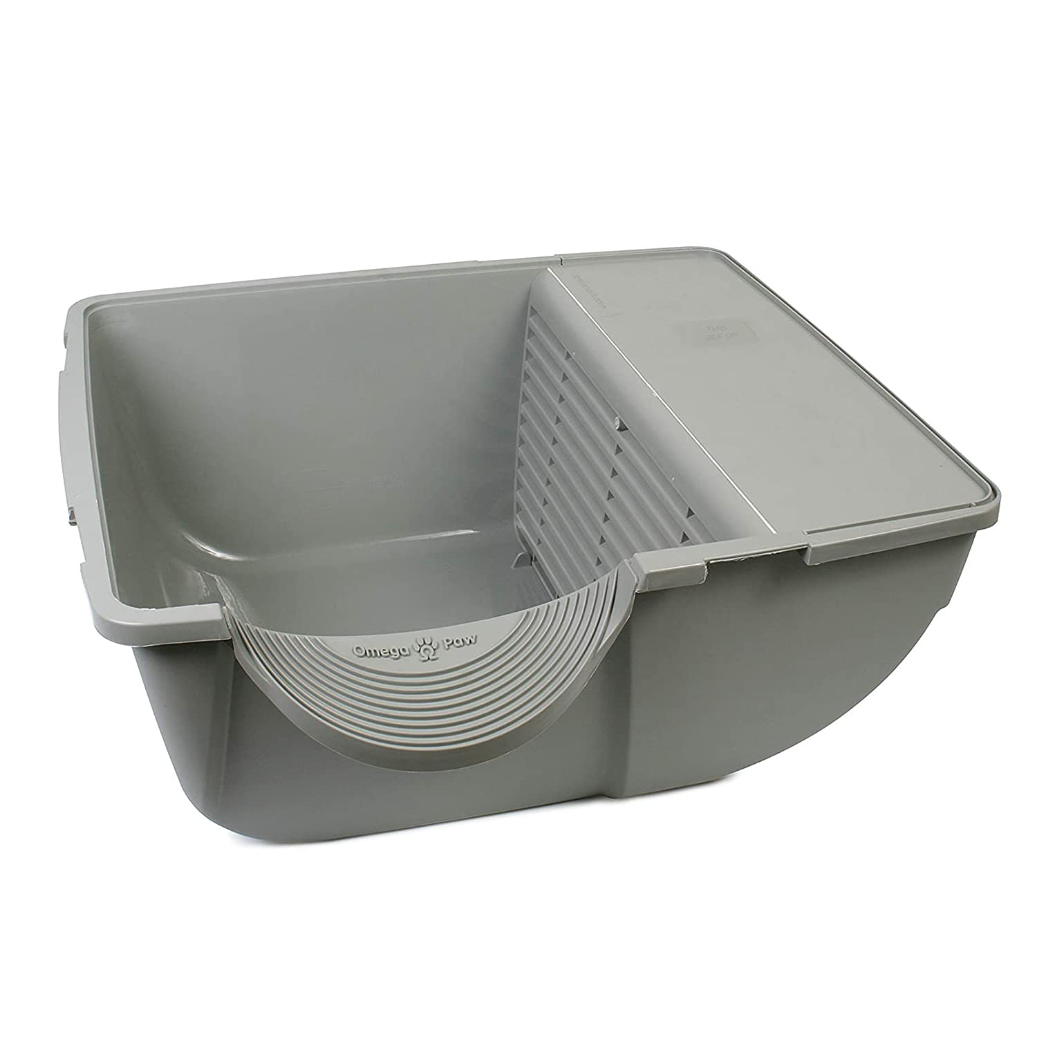 Clumping litter prepared for use in the Roll N Clean system.