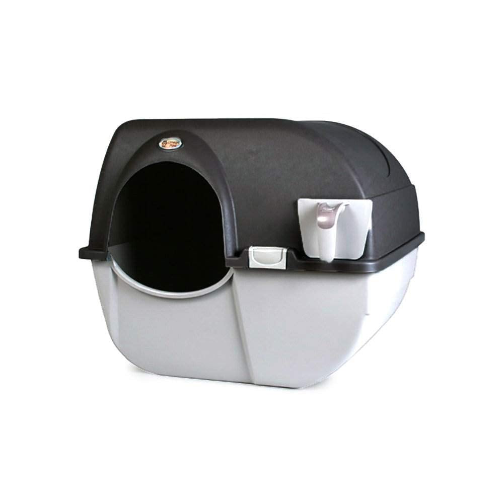 Omega Paw Elite Roll 'n Clean top view shows quick, hands-free cleaning.