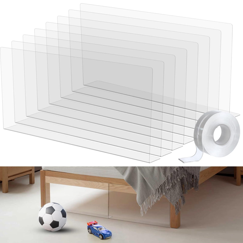 OMISTAR couch blocker with strong adhesive for secure attachment on hardwood and tile.