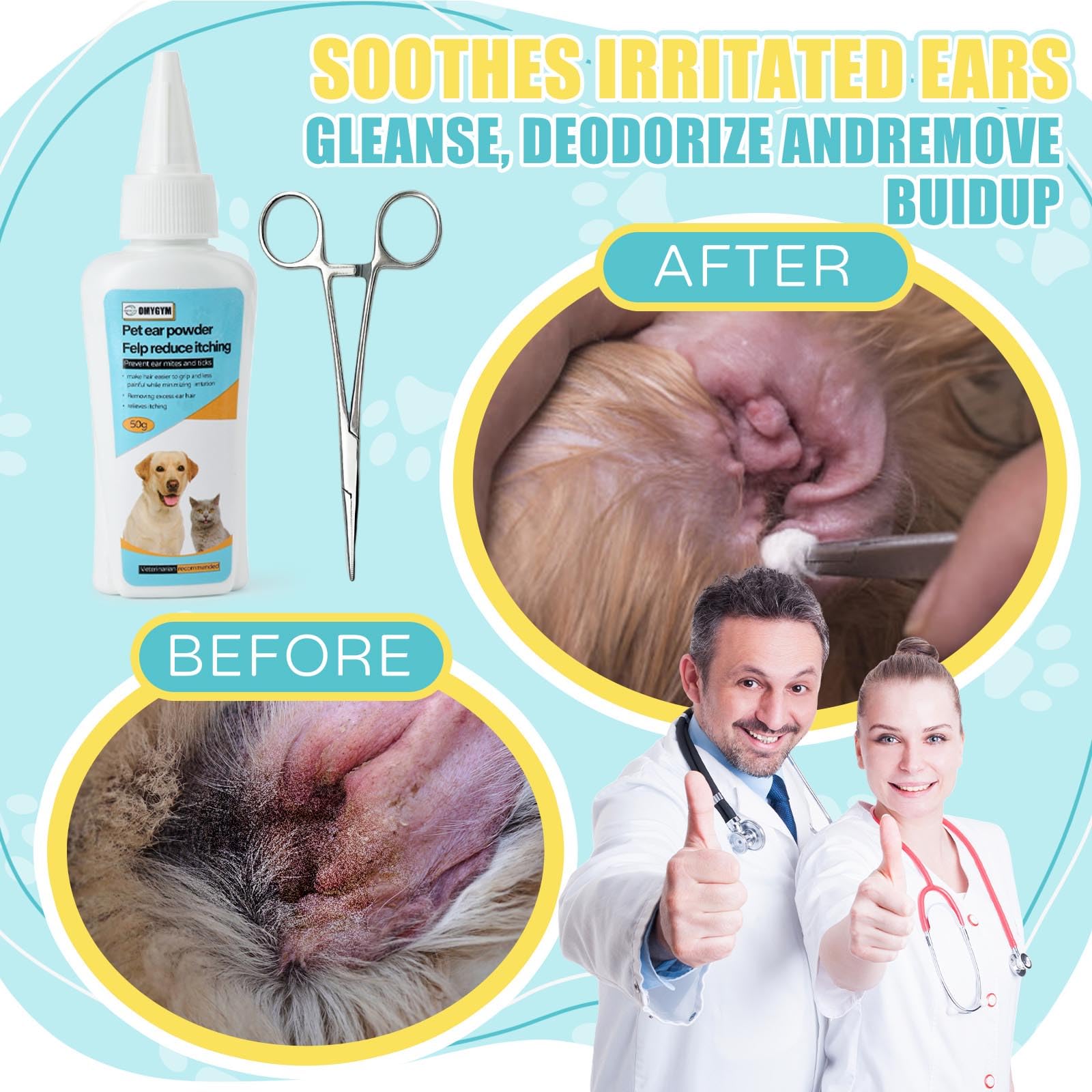OMYGYM Ear Hair Removal Tool for precise grooming