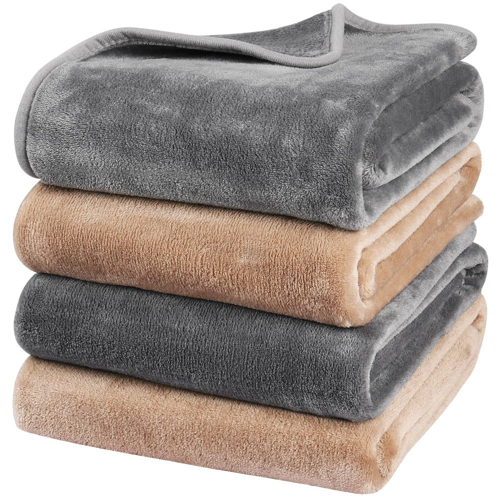 Onarway 40x28 in grey dog blanket, plush and cozy for naps and snuggles