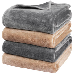 Onarway 40x28 in grey dog blanket, plush and cozy for naps and snuggles