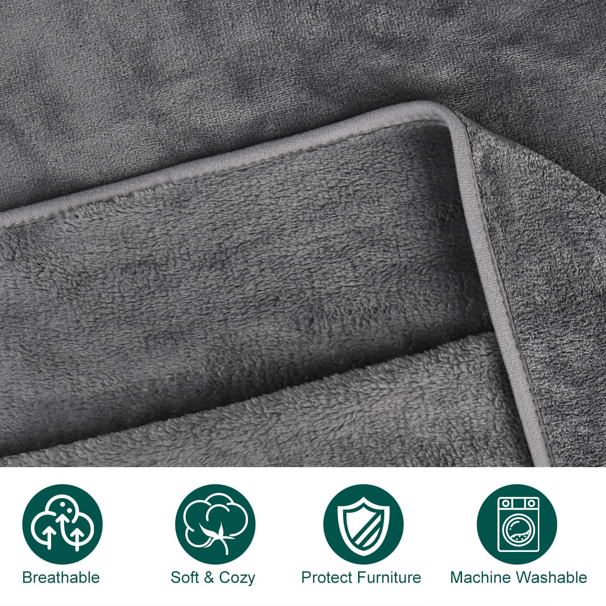 Onarway dog blanket placed on bed, sofa, and car seat for pet comfort.