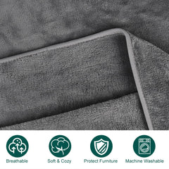 Onarway dog blanket placed on bed, sofa, and car seat for pet comfort.
