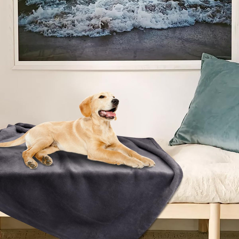 Onarway blanket on couch and bed enhances cozy living spaces