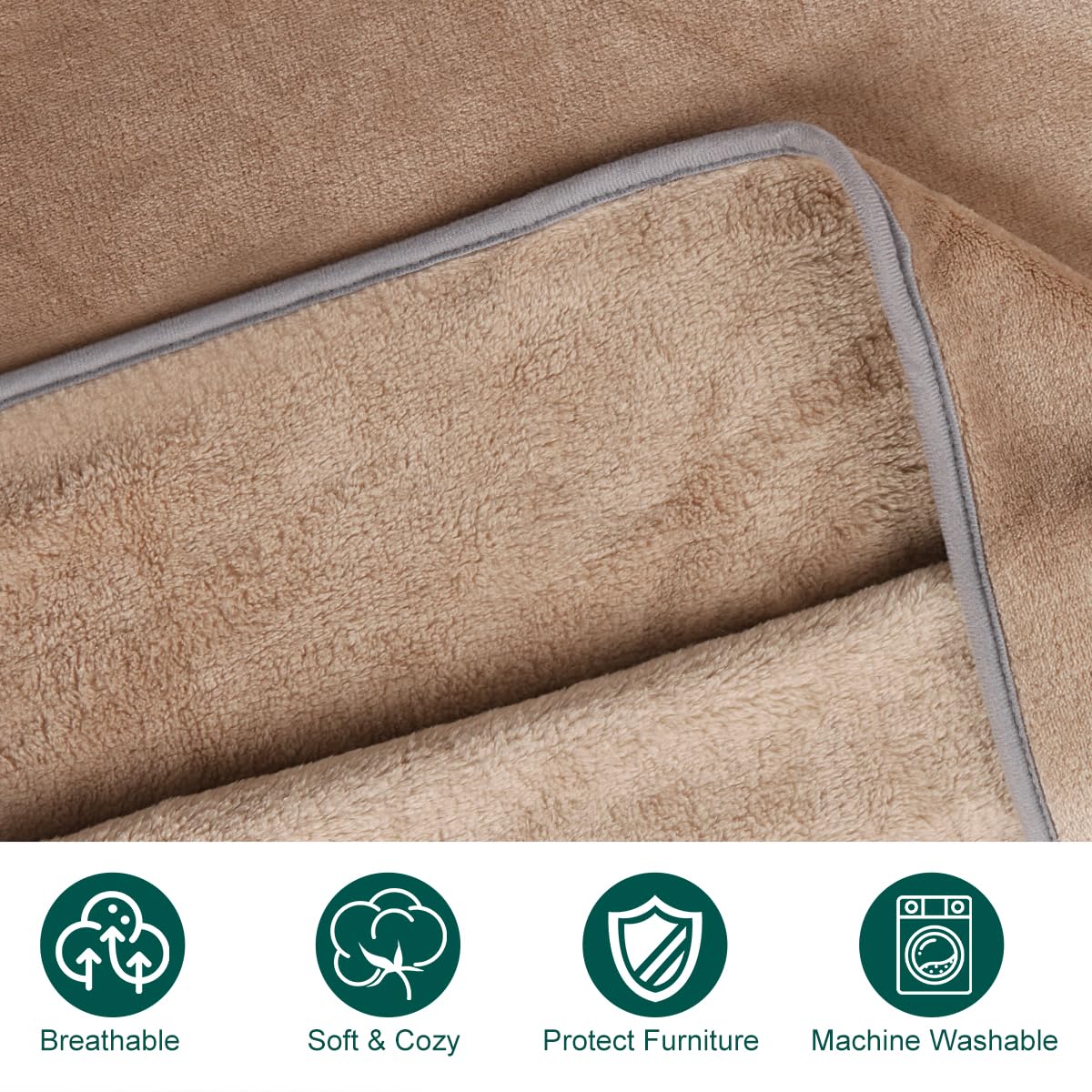 Onarway dog blanket snuggle-ready for sofa or bed.