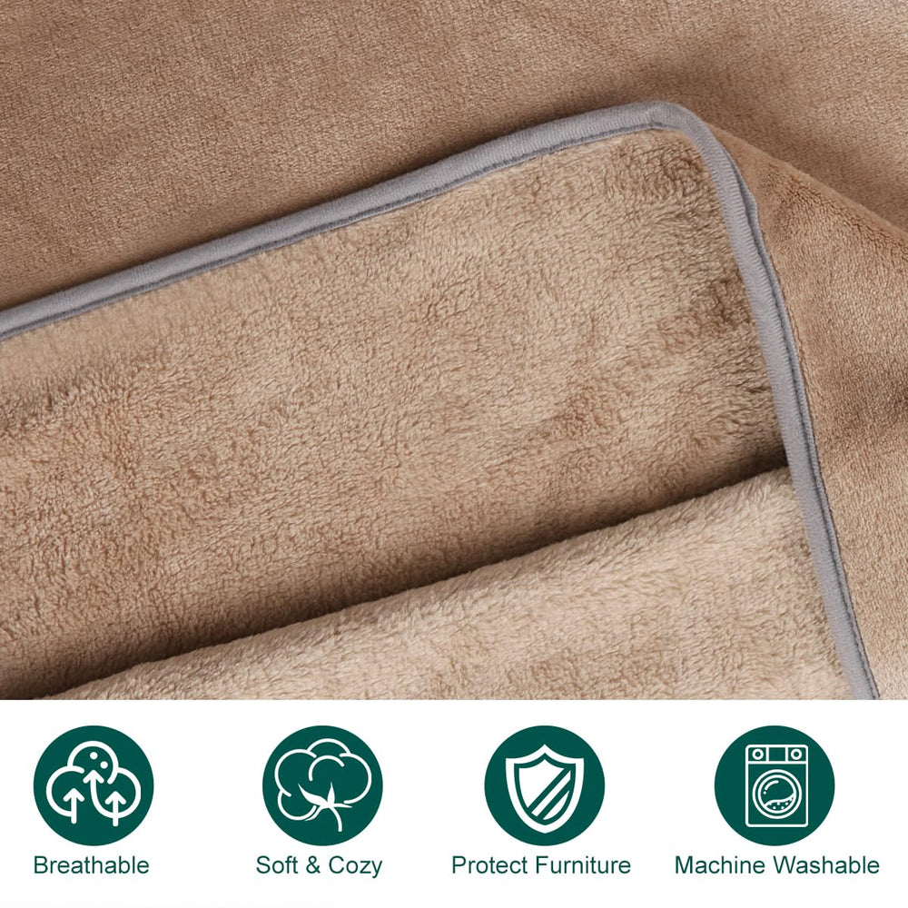 Onarway dog blanket snuggle-ready for sofa or bed.