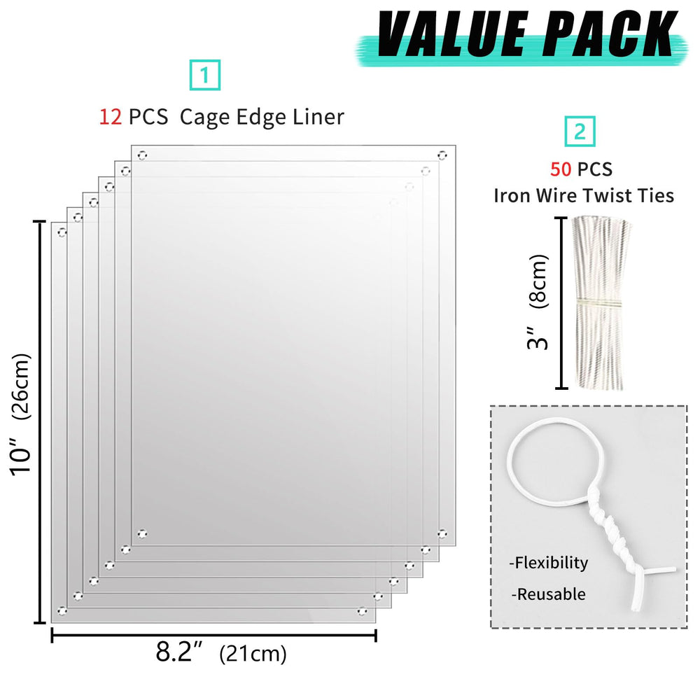 Oncpcare clear edge shields for cages preserve visibility