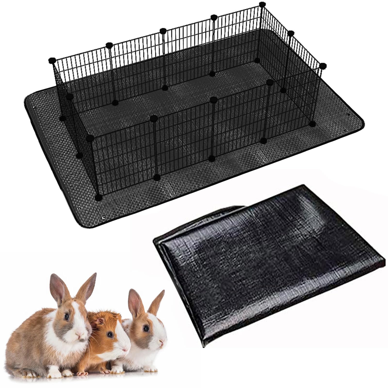 Oncpcare waterproof playpen mat front view keeps habitats dry and clean