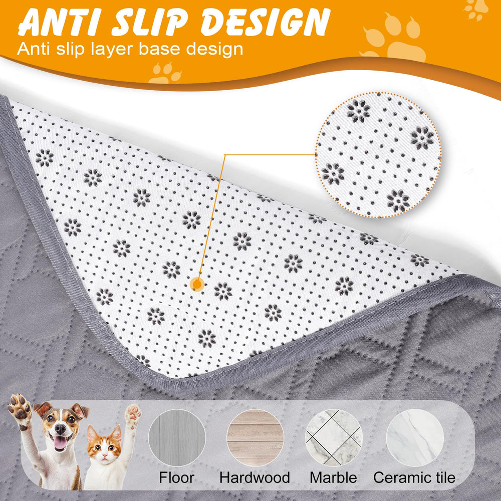 Ondware 4-layer design pet training pad delivers absorbent core and leakage protection.