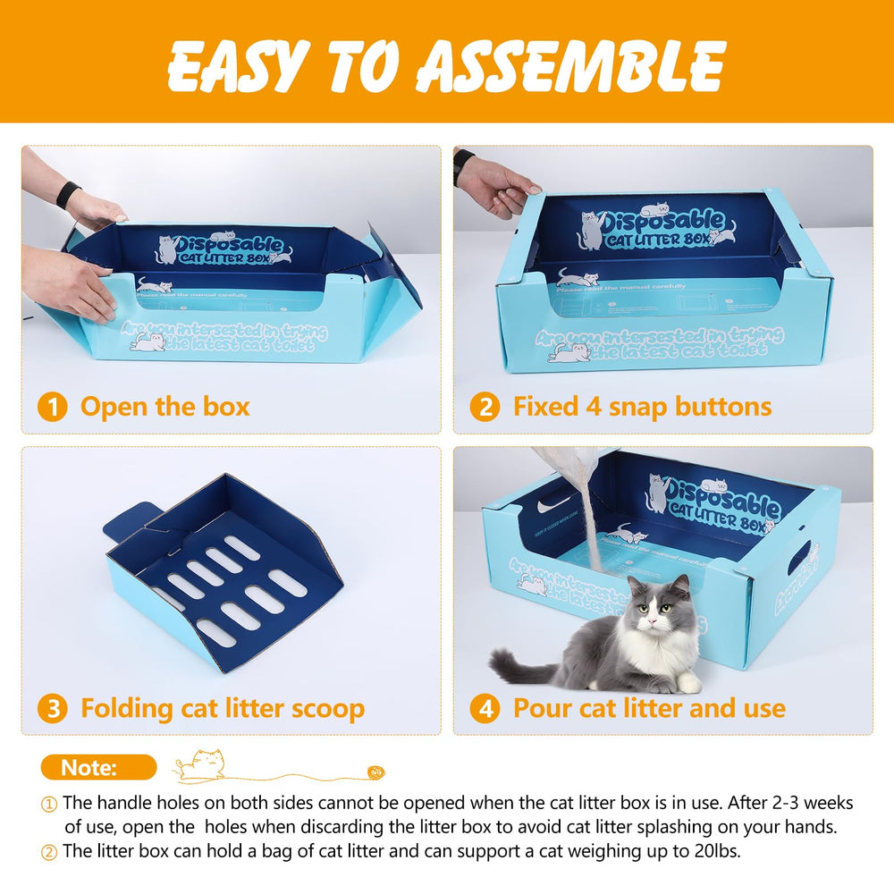 Ondware disposable litter scoop included for quick cleanup.