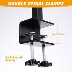 Ondware table-clamp attachment fits most tables for easy at-home setup.