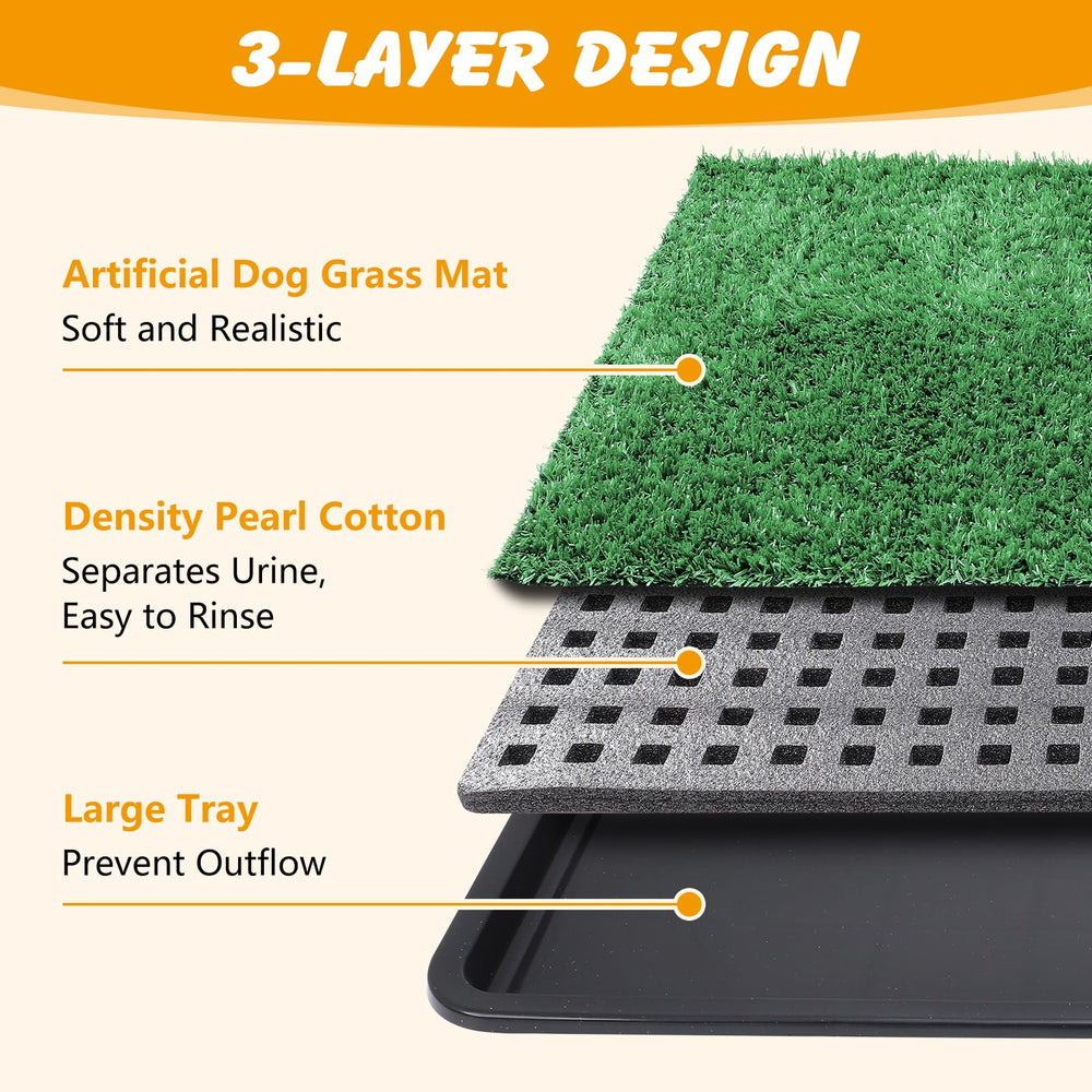 ondware easy-clean turf and pearl cotton pad for simple maintenance