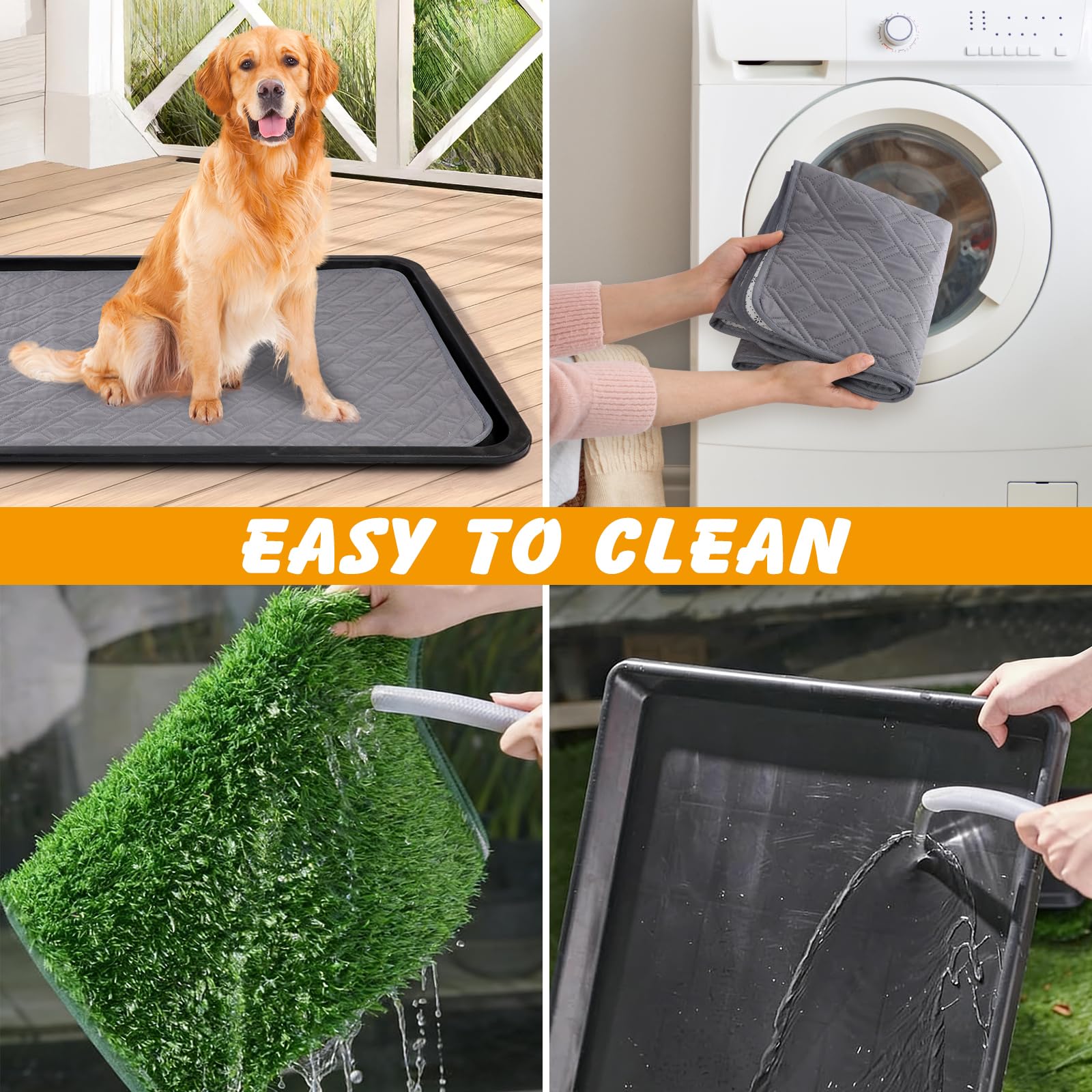 Ondware indoor dog potty on any space, from apartments to balconies.