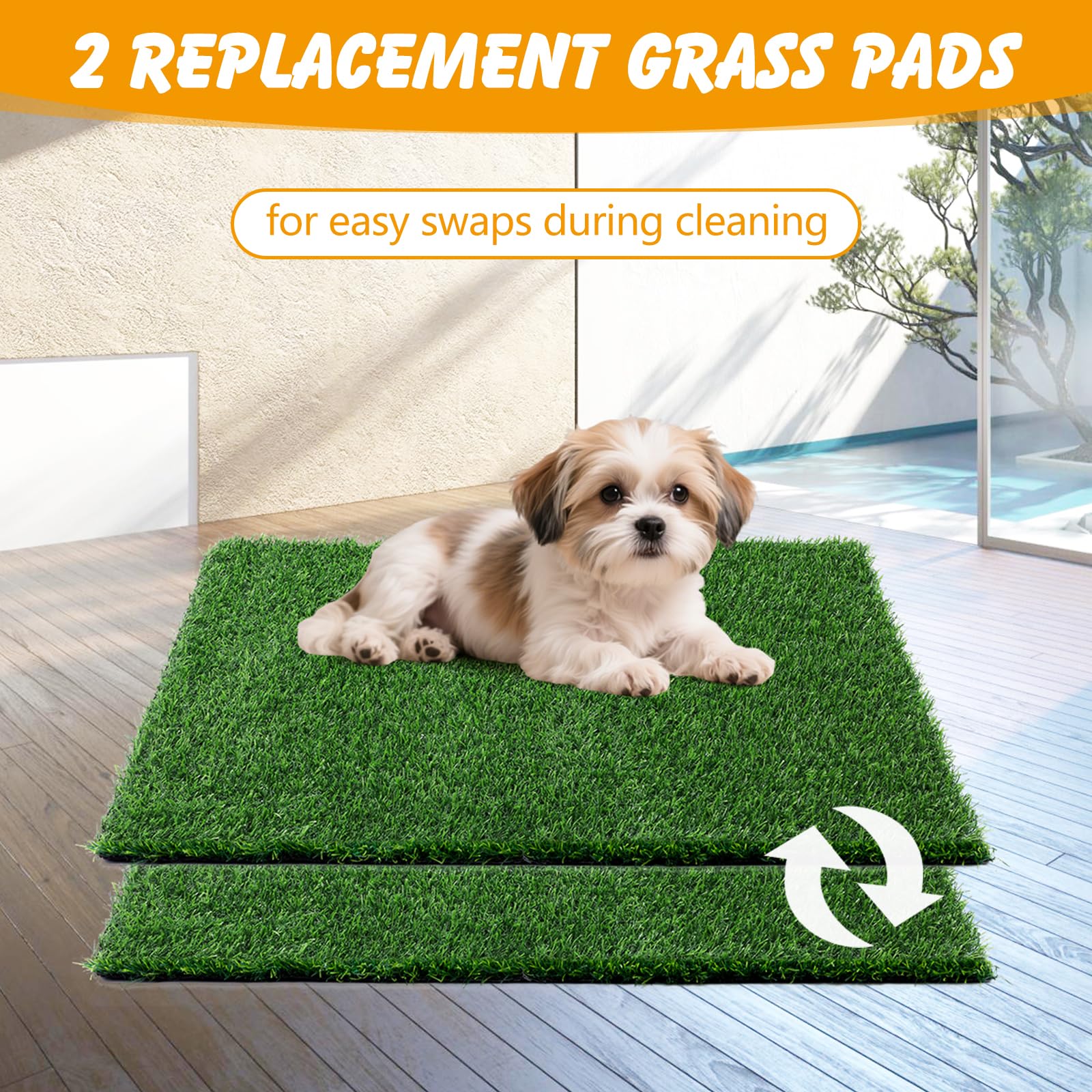 Ondware pearl cotton pad layer absorbs moisture under turf.