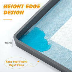 Ondware pee pad tray non-slip base for stable potty training