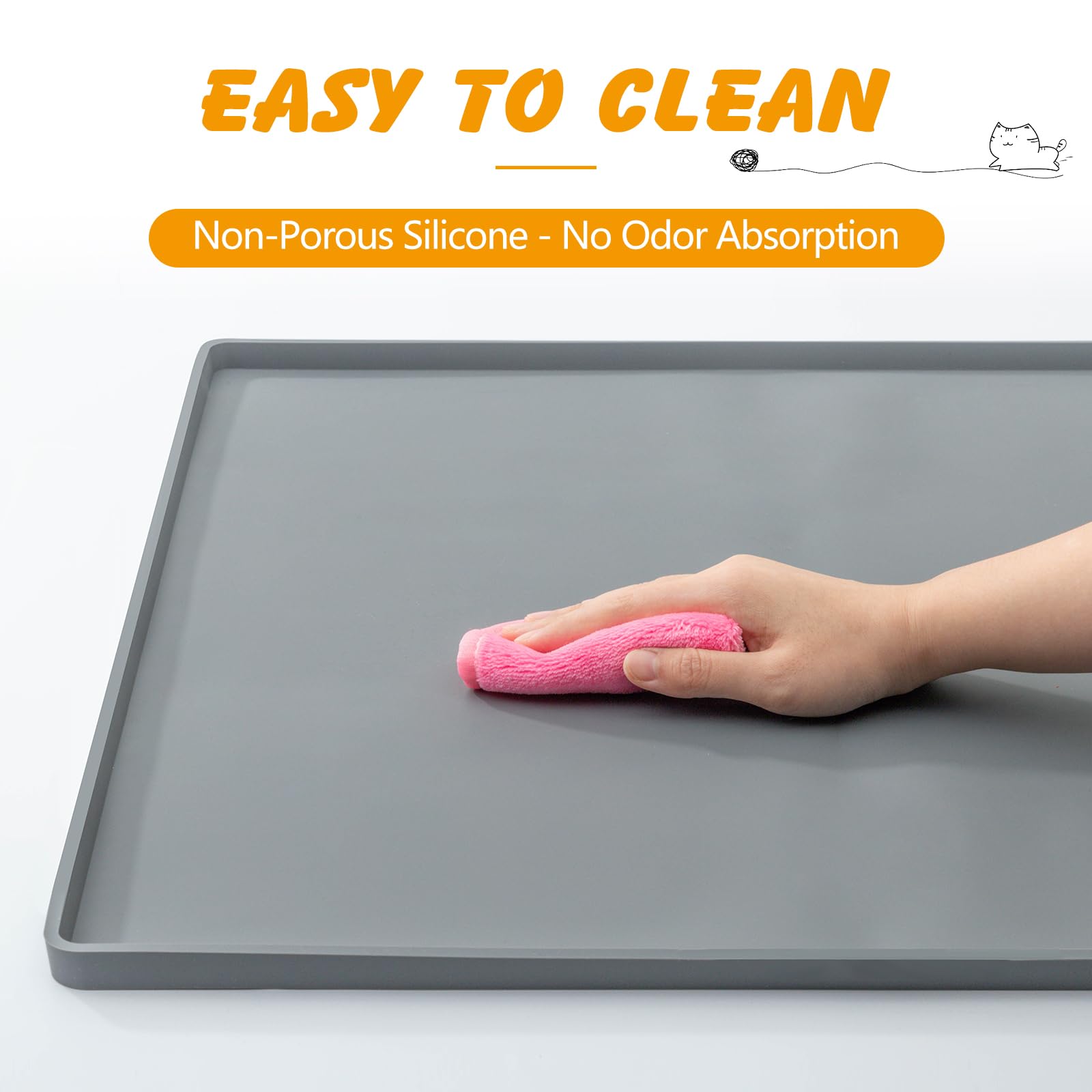Ondware waterproof surface is easy to wipe clean and odor-free