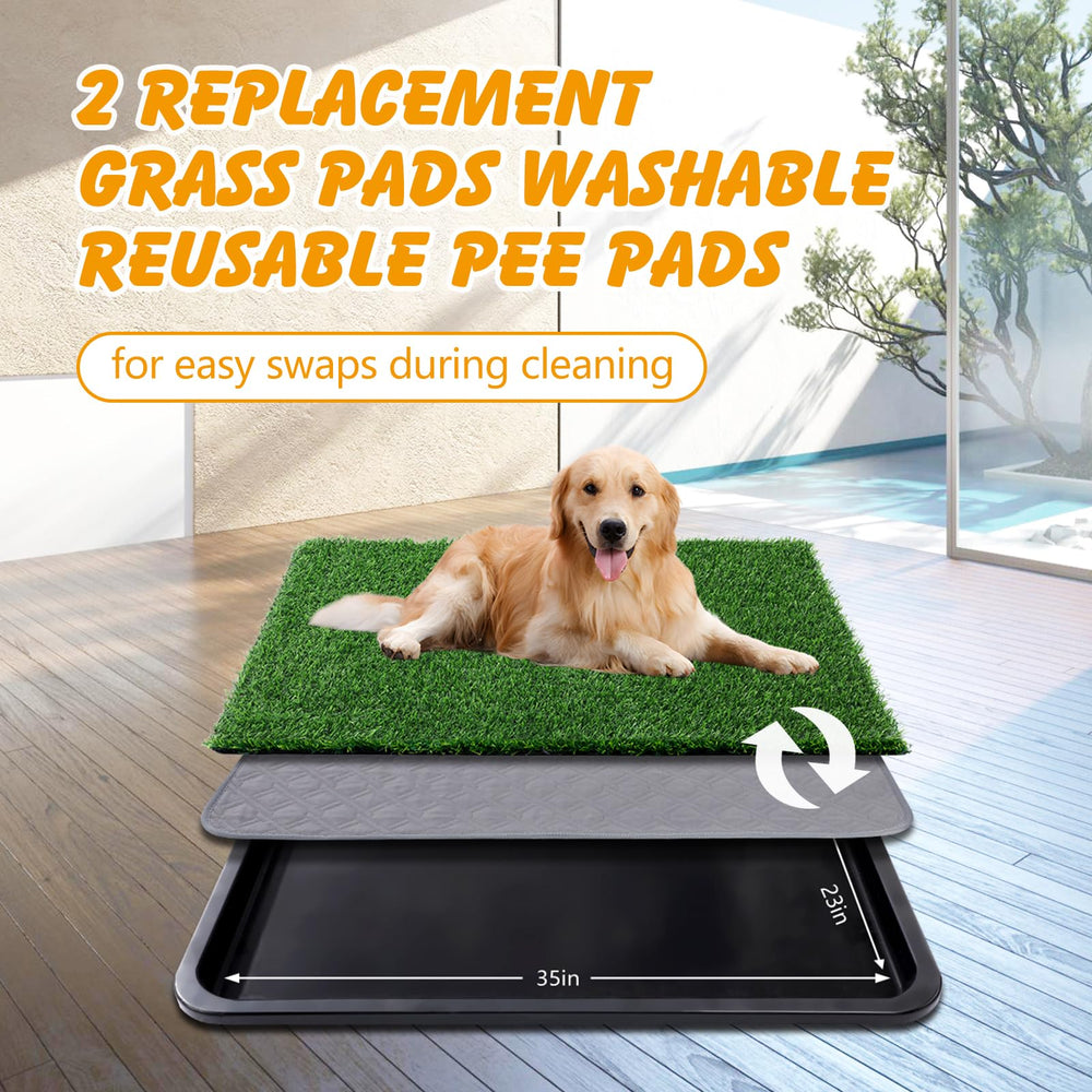 Ondware replacement grass mats 2-pack for constant hygiene and quick swaps.