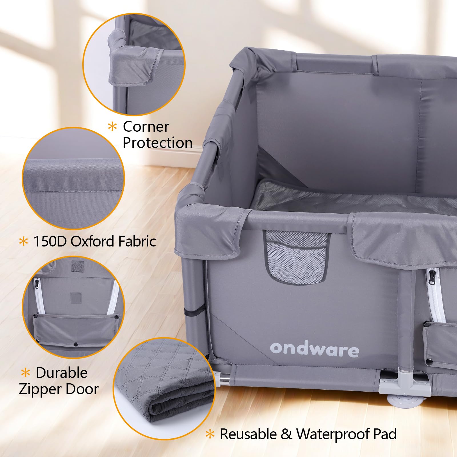 Ondware reusable urine pad inside helps keep area tidy