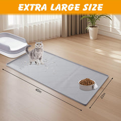 Ondware waterproof mat with raised edges protects floors from spills.
