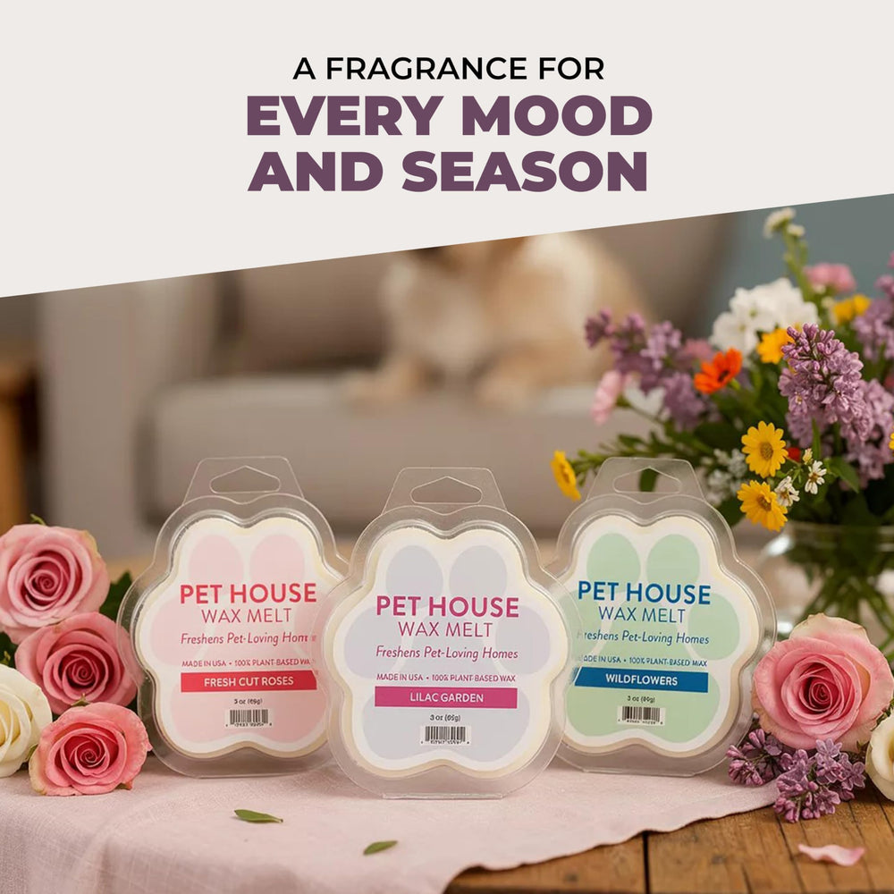 One Fur All lavender-green-tea 2-pack packaging image highlighting convenient, long-lasting fragrance for shared spaces.
