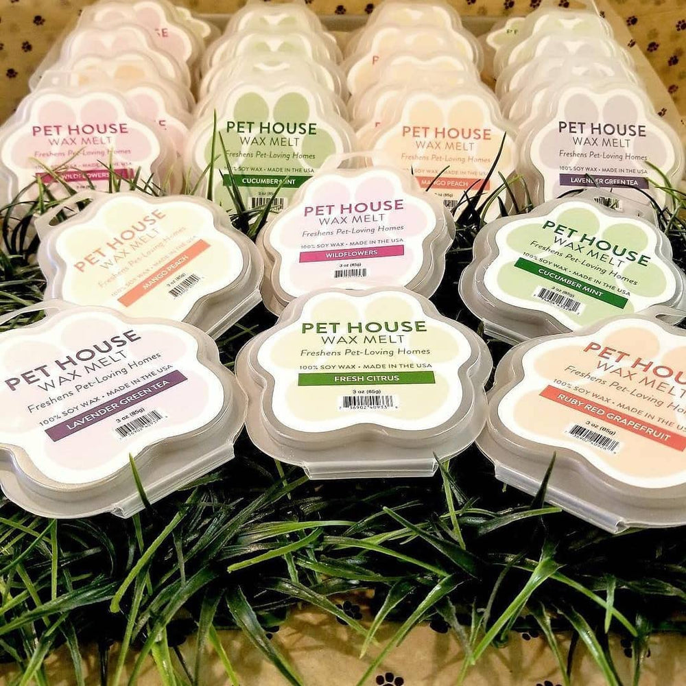 One Fur All two-pack vanilla sandalwood wax melts in a box