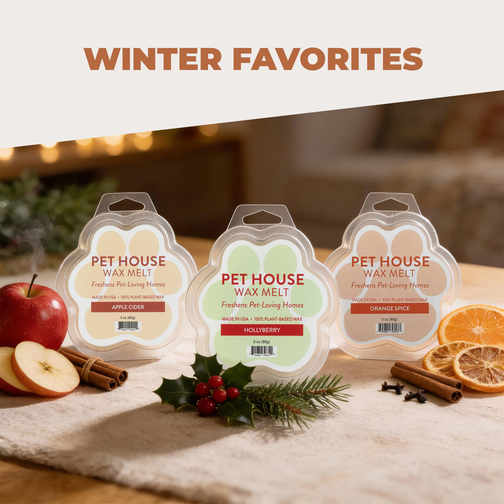 One Fur All long-lasting wax melt fragrance in a living area