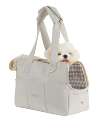 ONECUTE dog purse carrier with breathable mesh pocket for comfortable travel