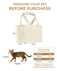 ONECUTE dog purse carrier soft cotton close-up shows breathable fabric.