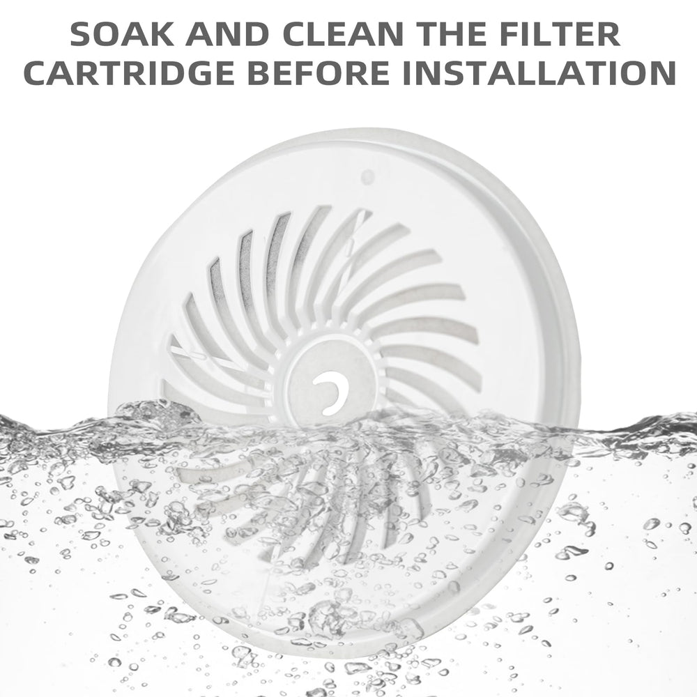 ONECUTE soak-and-rinse method to prevent carbon dust during setup.