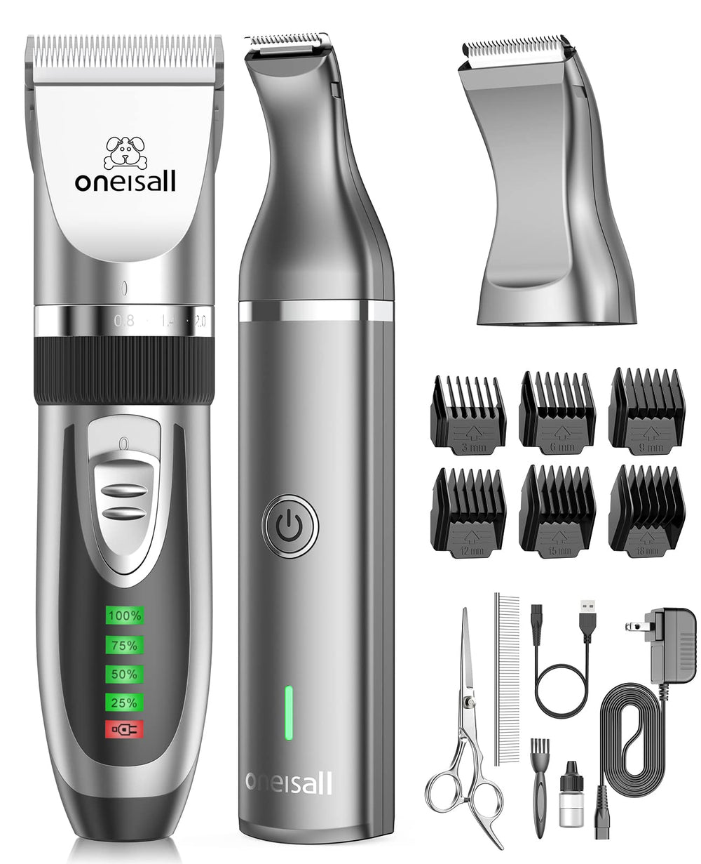 oneisall 2in1 grooming kit main unit for versatile home pet grooming.