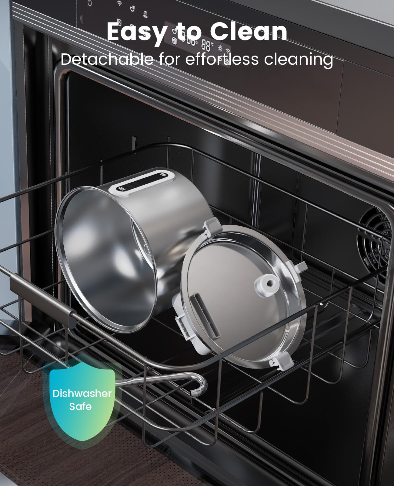 Oneisall 2L disassembly image reveals easy cleaning and maintenance.