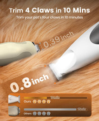 oneisall ultra-low 35dB noise trims calmly for nervous pets