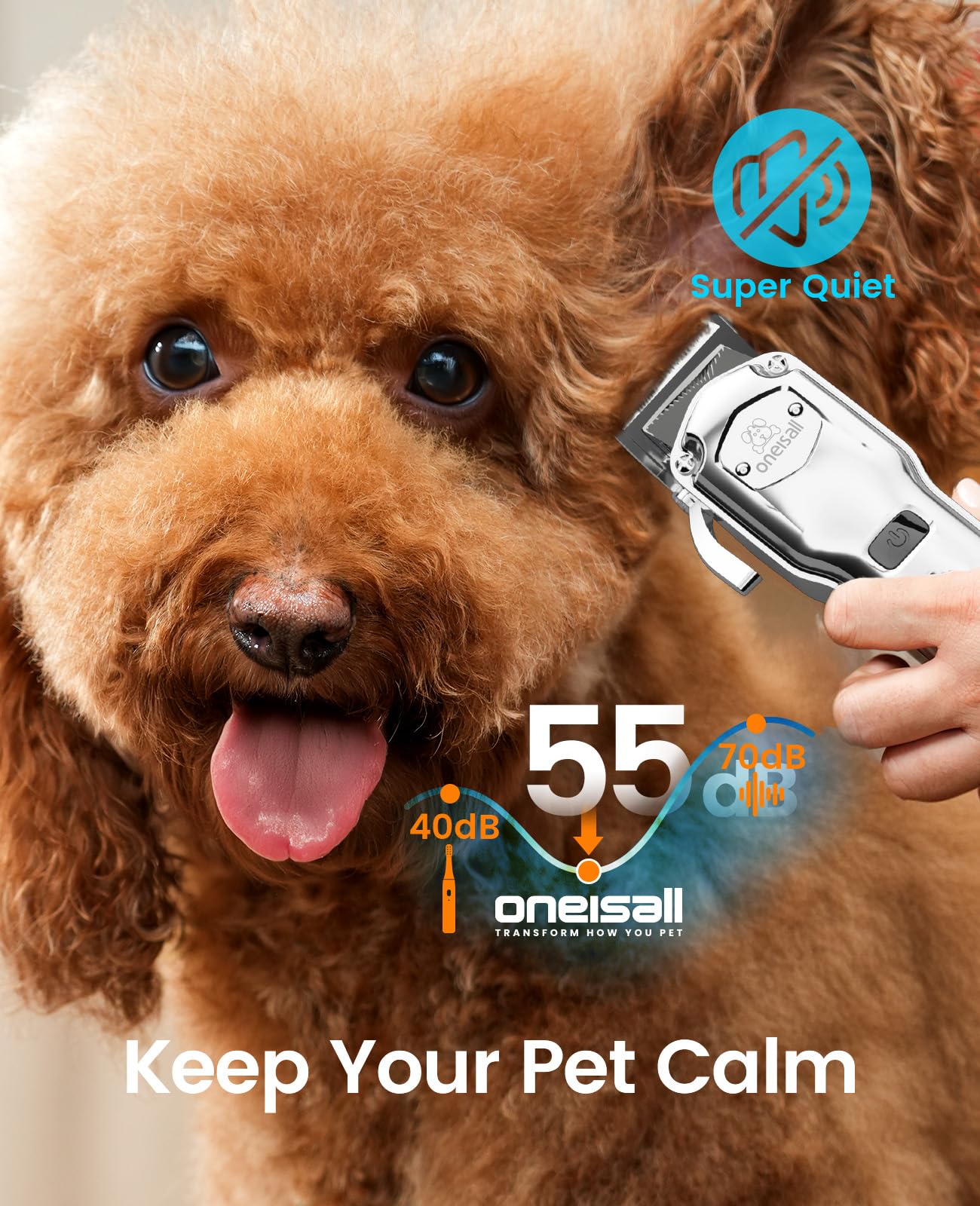 Oneisall 676pro guard combs for versatile trims across lengths.