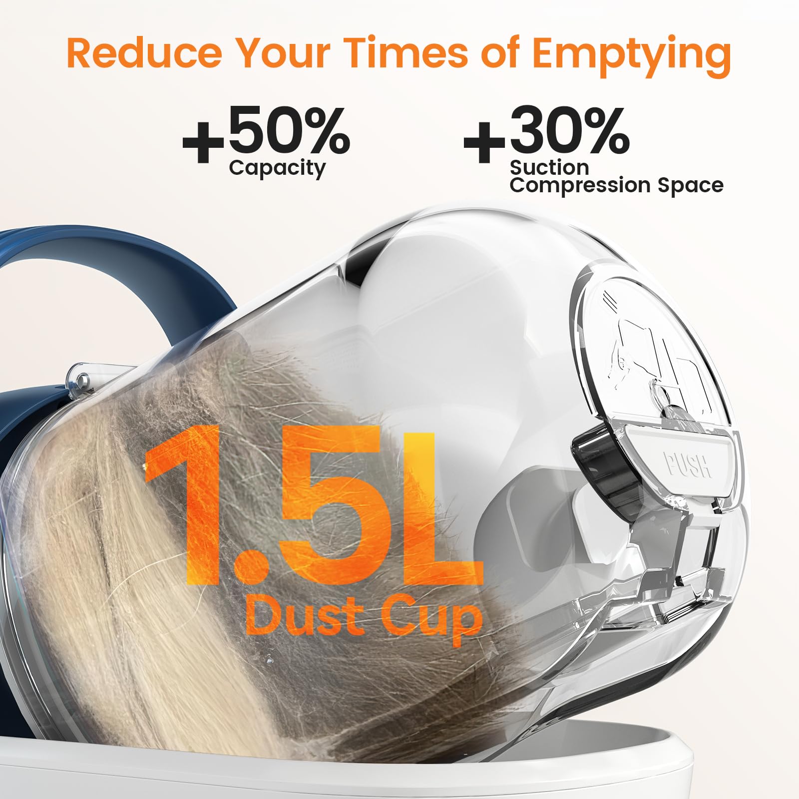 oneisall 8-7ft power cord provides ample grooming distance